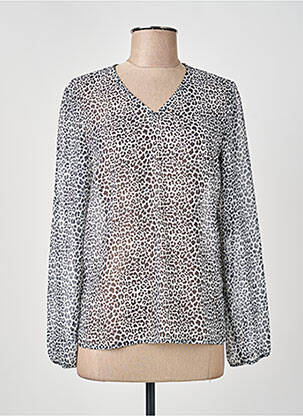 Blouse manches longues manches longues gris MERI & ESCA femme