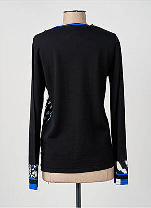 Pull stretch manches longues noir GUY DUBOUIS femme