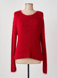 Pull stretch manches longues rouge GUY DUBOUIS femme