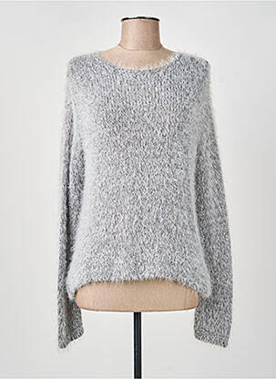Pull stretch manches longues gris MERI & ESCA femme