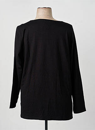 T-shirt manches longues manches longues noir GUY DUBOUIS femme