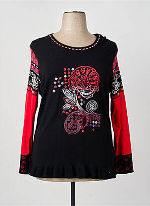 Pull rouge PAUSE CAFE femme