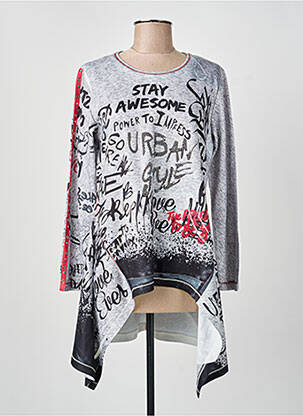 Tunique manches longues gris GUY DUBOUIS femme