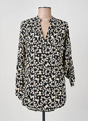 Tunique manches longues noir COULEURS DU TEMPS femme