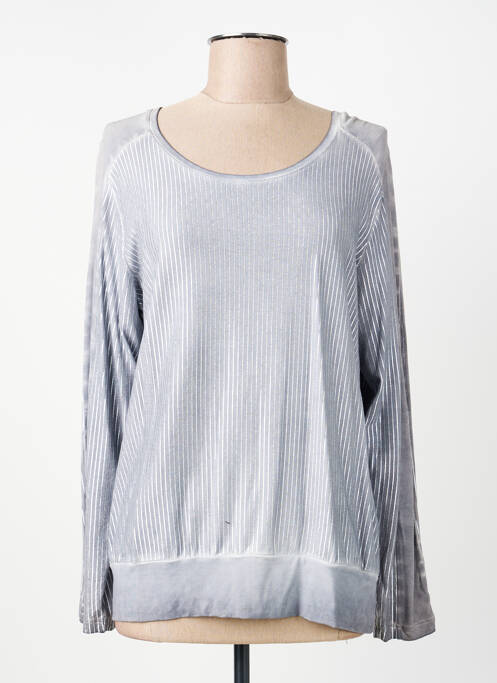 T-shirt manches longues manches longues gris MERI & ESCA femme