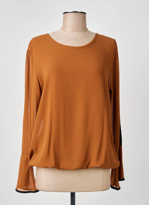 Blouse marron COULEURS DU TEMPS femme