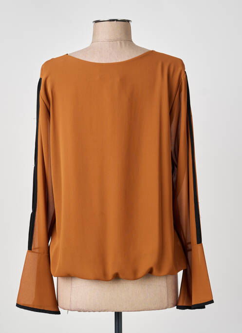 Blouse marron COULEURS DU TEMPS femme
