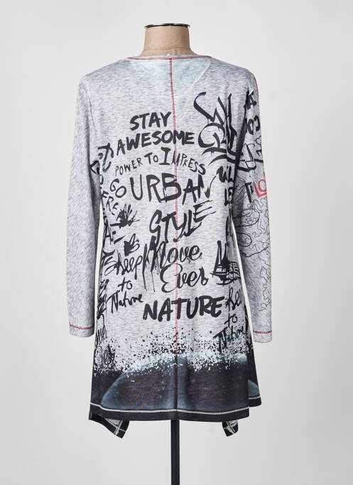 Tunique manches longues gris GUY DUBOUIS femme