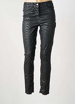 Pantalon slim tissage enduit taille normale gris MERI & ESCA femme
