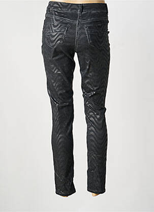Pantalon slim tissage enduit taille normale gris MERI & ESCA femme