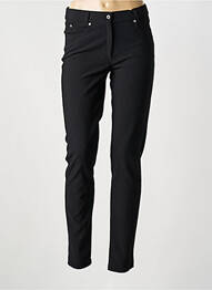 Pantalon slim stretch taille normale noir GUY DUBOUIS femme