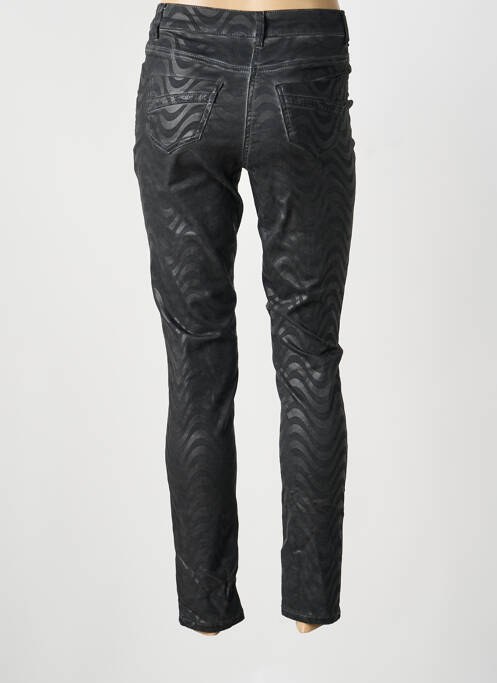 Pantalon slim tissage enduit taille normale gris MERI & ESCA femme