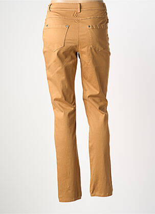 Pantalon slim stretch taille normale marron MERI & ESCA femme