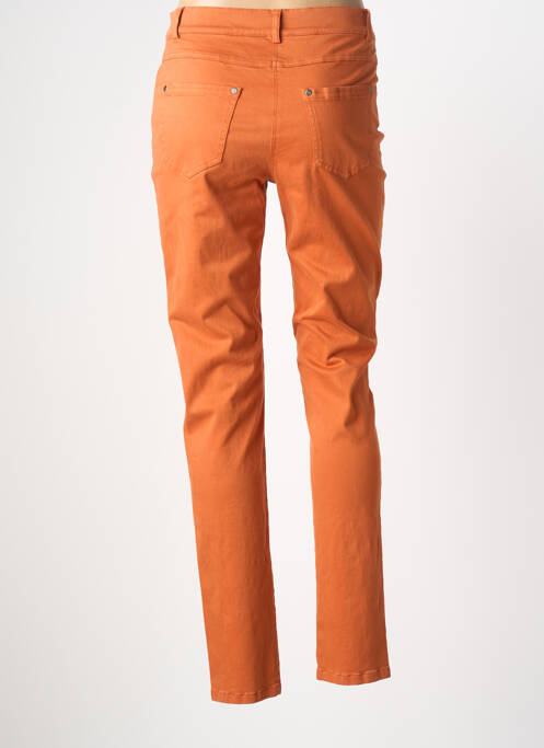 Pantalon slim stretch taille normale orange GUY DUBOUIS femme