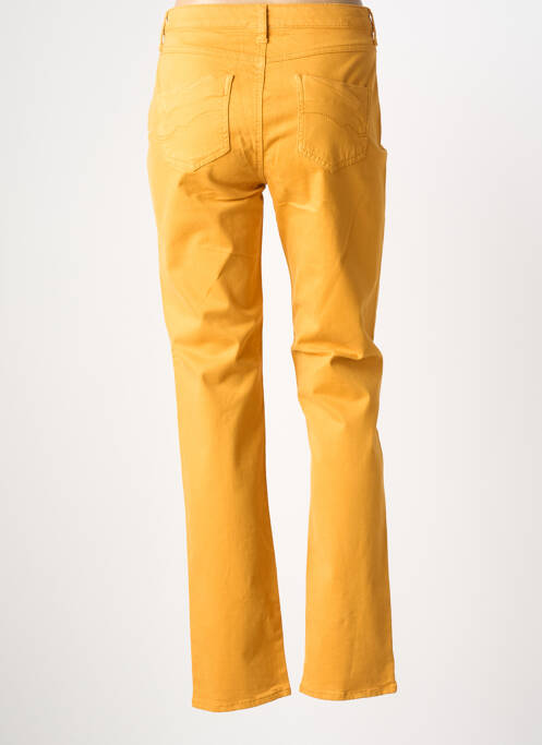Pantalon slim jaune GUY DUBOUIS femme