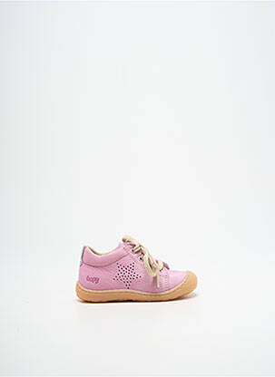 Baskets bout rond bout rond rose BOPY fille