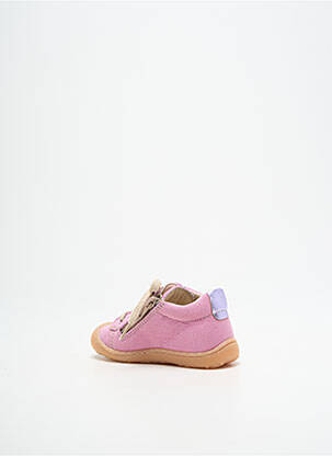 Baskets bout rond bout rond rose BOPY fille