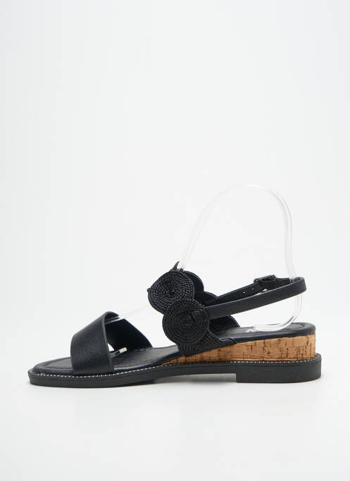 Sandales/Nu pieds noir ELUE PAR NOUS femme