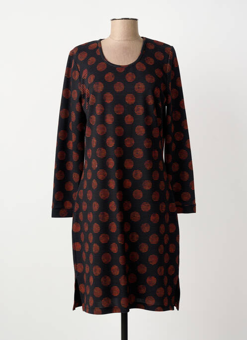 Robe mi-longue bleu GUY DUBOUIS femme