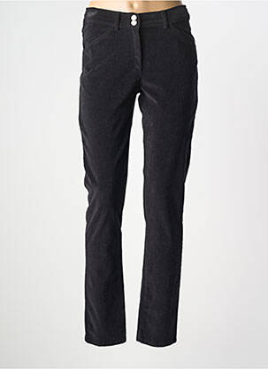 Pantalon slim stretch taille normale noir GREGORY PAT femme