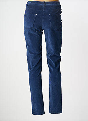 Pantalon slim stretch taille normale bleu GUY DUBOUIS femme