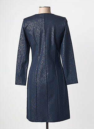 Robe mi-longue manches longues manches longues bleu MERI & ESCA femme