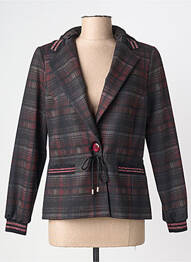 Veste casual col tailleur noir MERI & ESCA femme