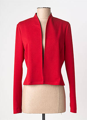Boléro manches longues rouge GREGORY PAT femme