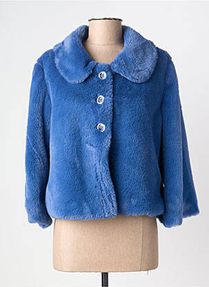 Veste casual coupe droite bleu GREGORY PAT femme
