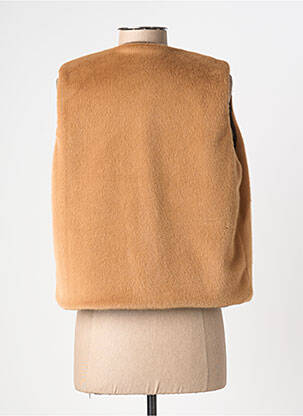 Gilet sans manche coupe cintrée marron MERI & ESCA femme