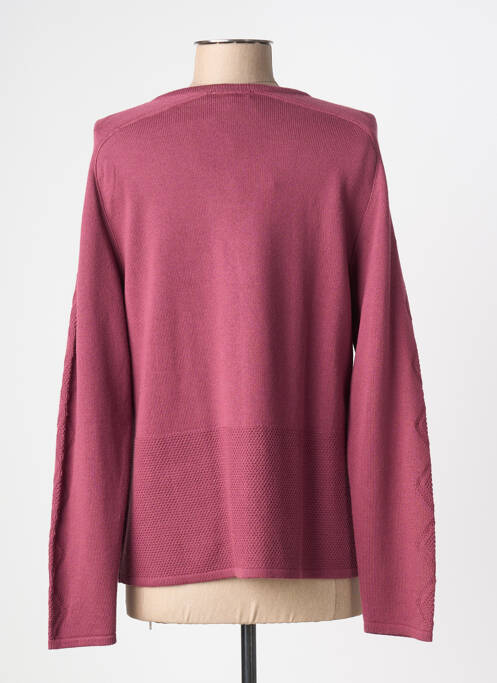 Gilet manches longues coupe cintrée violet PAUPORTÉ femme