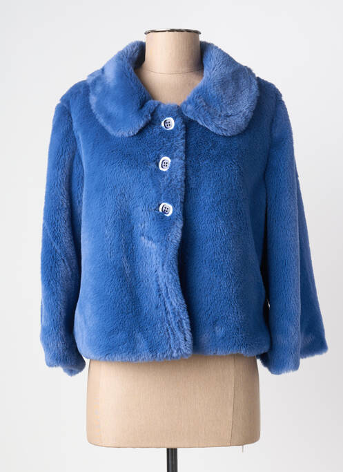 Veste casual coupe droite bleu GREGORY PAT femme