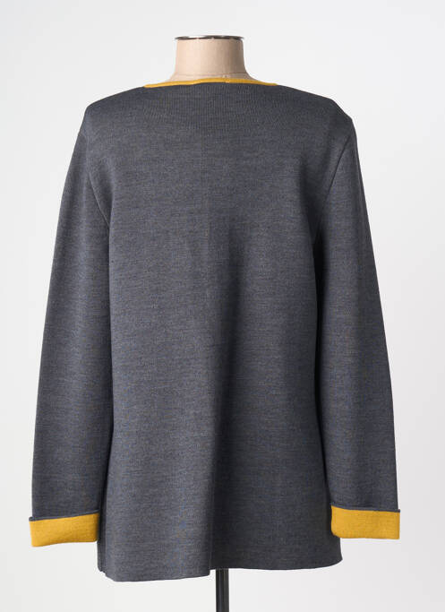 Gilet manches longues gris PAUPORTÉ femme