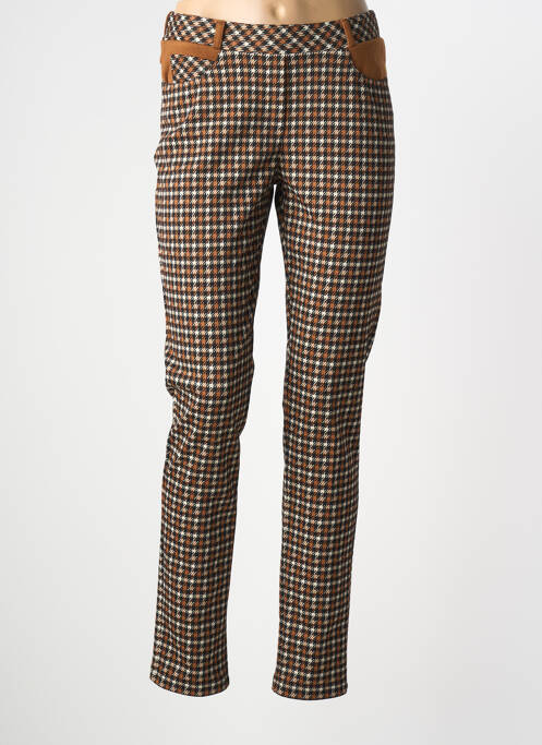 Pantalon slim marron MERI & ESCA femme