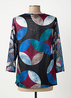 Top imprimé fantaisie manches 3/4 bleu MERI & ESCA femme