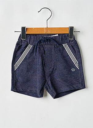 Short poches taille élastique bleu ELLE EST OU LA MER garçon