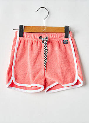 Short stretch taille élastique orange ELLE EST OU LA MER garçon