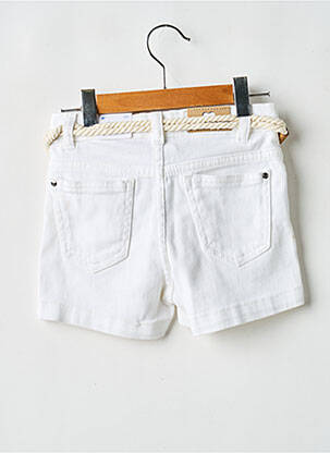 Short fermeture zippée sous rabat boutonné beige MAYORAL fille