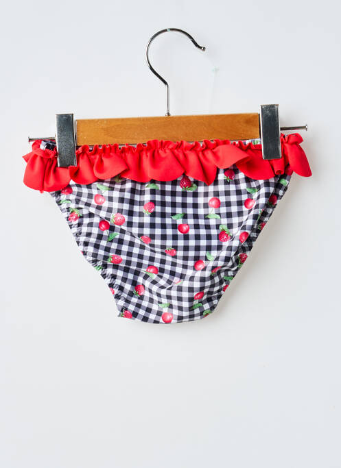 Bas de maillot de bain effet matière satinée noir MAYORAL fille