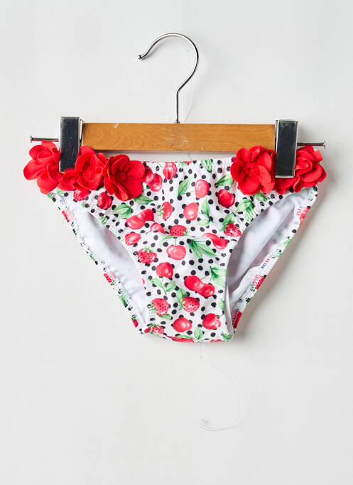 Bas de maillot de bain rouge MAYORAL fille