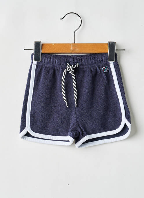 Short bleu ELLE EST OU LA MER garçon