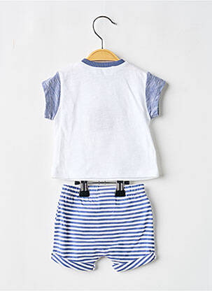 Ensemble short taille élastique bleu MAYORAL garçon