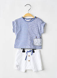 Ensemble short tissage jersey bleu MAYORAL garcon