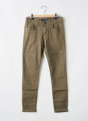 Pantalon slim stretch vert TIFFOSI garcon