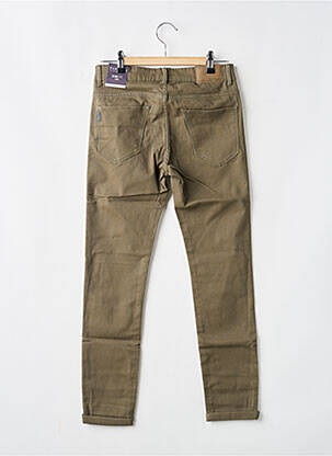 Pantalon slim stretch vert TIFFOSI garcon
