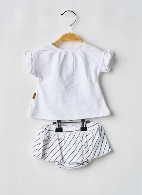 Ensemble short blanc MAYORAL fille
