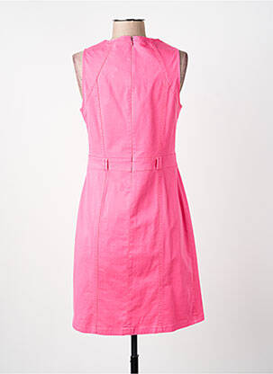 Robe mi-longue sans manche sans manche rose MERI & ESCA femme
