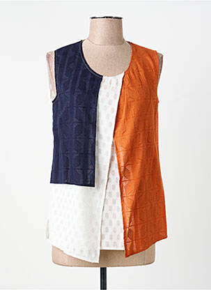 Top sans manche sans manche blanc MERI & ESCA femme