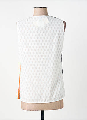 Top sans manche sans manche blanc MERI & ESCA femme