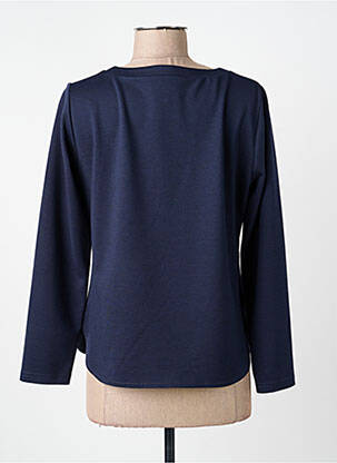 Pull coupe droite manches longues bleu MERI & ESCA femme